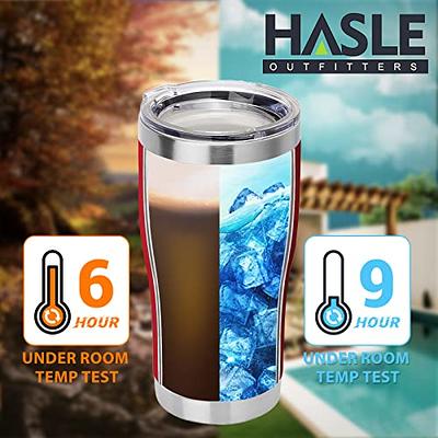 HASLE Outfitters 30oz Stainless Steel Tumbler, Double Wall Vacuum Insulated Travel Mug Tumbler, Durable Insulated Coffee Mug, Gift Box Set (Grey, 1)