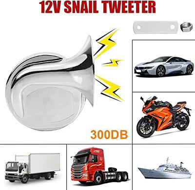 2pcs Universal Car Horn Auto 300DB 12V Super Loud Horn Vehicle Boat Snail  Air Horn Waterproof Car Accessories