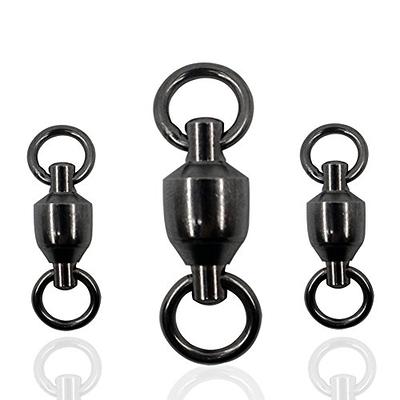 GERUITE Fishing Barrel Swivels Saltwater Small Ball Bearing Swivel Heavy  Duty Stainless Steel Swivels Freshwater Fish Tackle Size0 (20pack) - Yahoo  Shopping