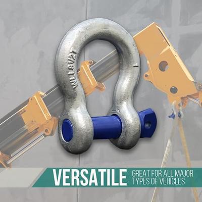 D-Ring Shackle Heavy Duty Wll Working Load Limit 8.5 Tons/ 18700 Lbs with  Screw Pin for Lifting Rigging Recovery 1 Inch Bow Shackle - China D-Ring  Shackle, Heavy Duty Shackle