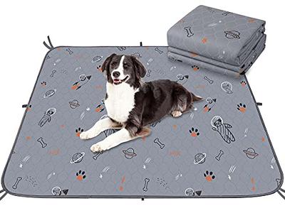 Washable Dog Pee Pads with Puppy Grooming Gloves,Puppy Pads,Reusable Pet  Training Pads,Large Dog Pee Pad,Waterproof Pet Pads for Dog Bed Mat,Super