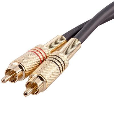 PNGKNYOCN 6.35mm to 2RCA Cable，1/4 inch Mono Male to 2 RCA Female Y  Splitter Audio Cable for Amplifiers, Speakers, Recording Equipment and  More（50cm） - Yahoo Shopping