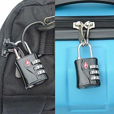 TSA Luggage Locks,[Newest Version][2 Pack] Diyife 3-Digit Travel Lock, –