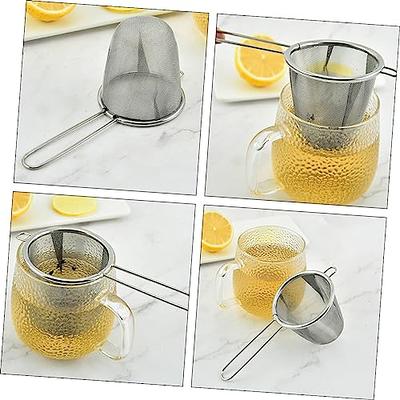 Pro Tea 450ml Glass Mug with Infuser & Lid (Clear)