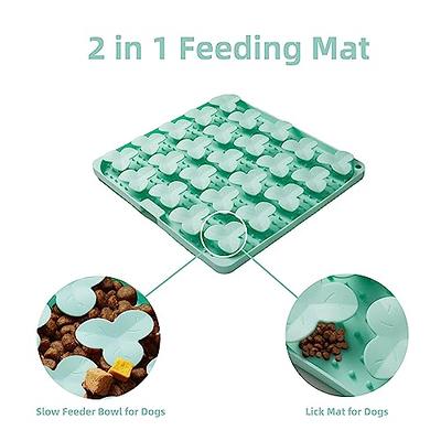  Puzzle Feeder Dog Bowl, Slow Feeder Bowls for Dry, Wet, and Raw  Food, Puzzle Food Bowls for Large Dogs,Green : Pet Supplies