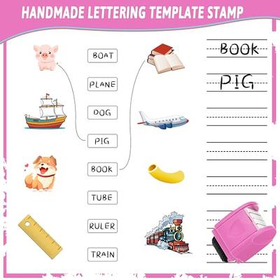 LegiLiner Self-Inking Teacher Stamp-1/2 inch Dashed Handwriting