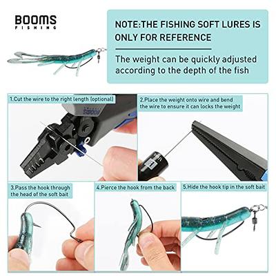 50Pcs Drop shot hooks with swivel in-line Worm bait Drop Shot