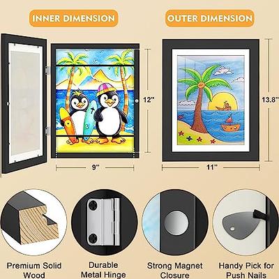 2 Packs Kids Art Frames - Display 8.5x11 or 5x7 with Mat, 9x12 without Mat, Kids  Artwork Frames Changeable Front Opening Holds 50, Horizontal &Vertical Art  Display Children Art Projects Picture Frames - Yahoo Shopping