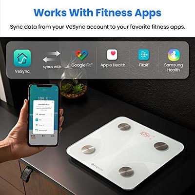 Etekcity Smart Scale: Body Weight/Fat, BMI, Bluetooth 400lb