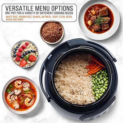 Bear Rice Cooker 3 Cups (Uncooked), Fast Electric Pressure Cooker, Portable  Multi Cooker with 10 Menu Settings for White/Brown Rice Oatmeal and More,  Nonstick Inner Pot - Yahoo Shopping