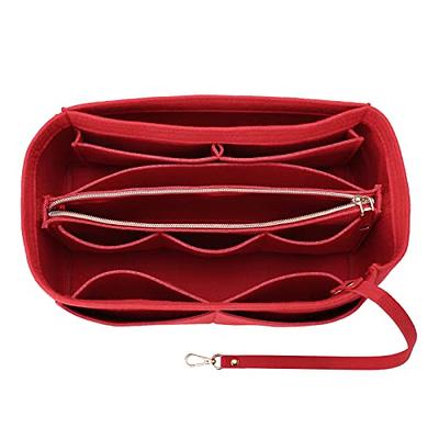 Lckaey Purse Insert Organizer for Hermes Evelyne 16 mini Bags TPM Insert-  Handbag Organizer-1003Khaki-S