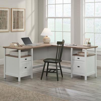 Cottage Road L-Shaped Desk Mystic Oak - Sauder