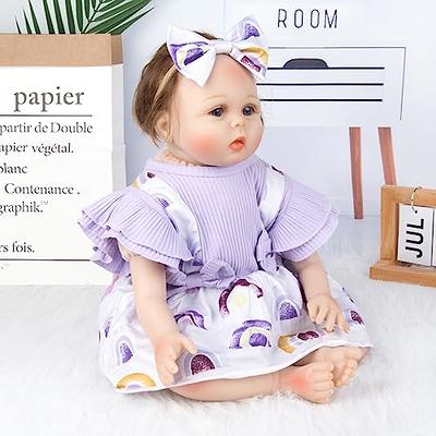 Purple Star Hangers for 14 Inch Doll Clothes 