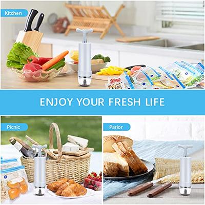 Finway Sous Vide Bags 46PCS,Reusable Food Vacuum Cooking Bag,Handheld  Portable Sealing Bags Kit,Keep Fresh,1 Hand Pump,10 Large ,10 Medium Small  ,10 Small Bags,5 Clips,5 Zipper Clips - Yahoo Shopping