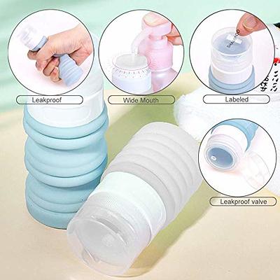 INNERNEED Collapsible Travel Size Bottles Portable Refillable Containers  for Toiletries Shampoo Lotion Soap, Leak-Proof and TSA Approved, Ideal for
