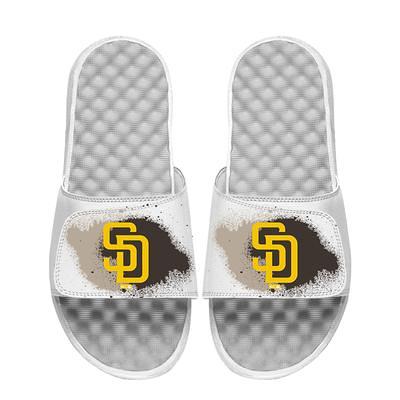 Women's FOCO San Francisco 49ers Script Wordmark Slide Sandals