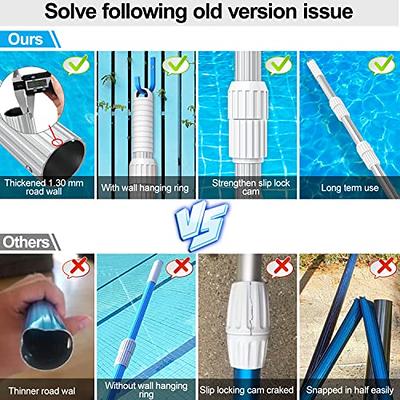 YEECHUN Professional 15 Foot Swimming Pool Pole Telescopic Aluminum Fits  Pool Net Skimmer Rake Vacuum Head Brush Cleaning Equipment Heavy Duty,for  Skimmer Nets, Vacuum Heads and Brushes - Yahoo Shopping