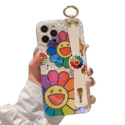  Cute Case for iPhone 14 Pro Max 6.7'', 3D Cartoon case Teddy  Bear Sparkle Bling Cover with Metal Chain Strap Bell Pendant, Fashion  Plating Soft TPU Shockproof, Suitable for Women 