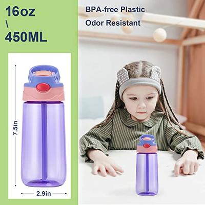 Kids Water Bottle With Straw For School Leak Proof Toddler Water Bottle For  Boys & Girls