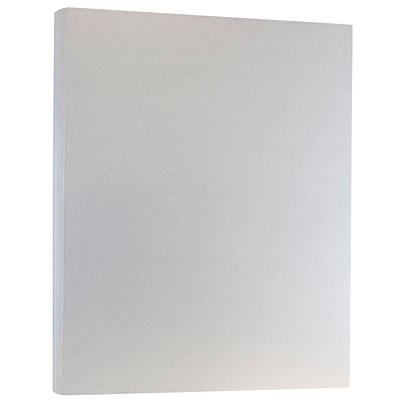 Jam Paper & Envelope Vellum Bristol Cardstock, 8.5 x 11, 50 per Pack, 110lb Grey