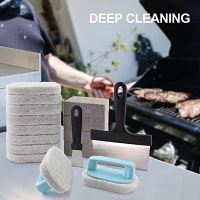 Blackstone Culinary 10-Piece Cleaning Kit with Pumice 4-in Grill Cleaning  Block in the Grill Brushes & Cleaning Blocks department at