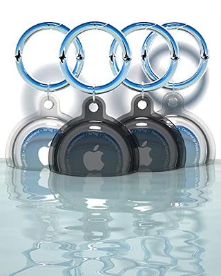 Apple AirTags 4-Pack with Silicone Keychain_Case & Luggage Tag 