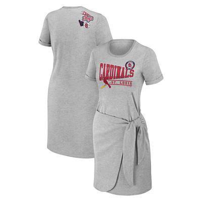 San Francisco 49ers WEAR by Erin Andrews Women's Greetings From Muscle  T-Shirt - White