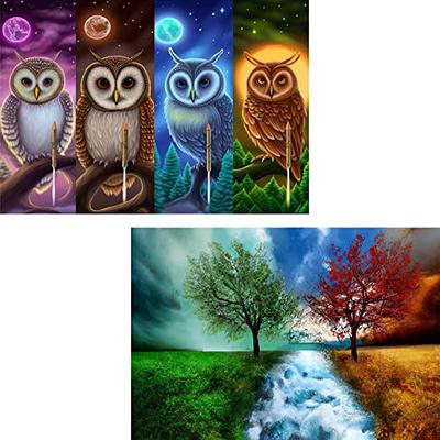 Diamond Painting DIY 5D Owl Crystal Rhinestone Embroidery Art