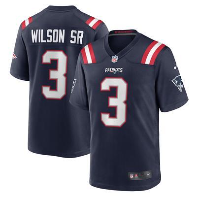 Men's Nike New England Patriots Navy Custom Game Jersey