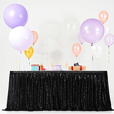 Eternal Beauty 9ft Sequin Table Skirt for Cake Table, Table