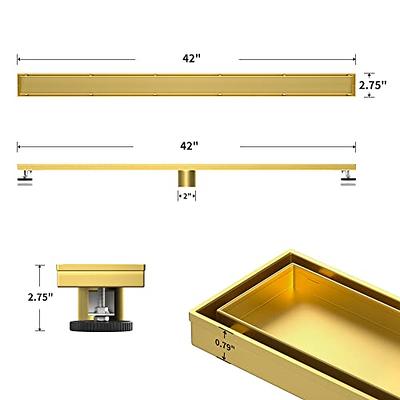 WEBANG 4 inch Square Shower Floor Drain with Flange,Quadrato Pattern Grate Removable,Food-Grade Sus 304 Stainless Steel,Watermark&CUPC Certified