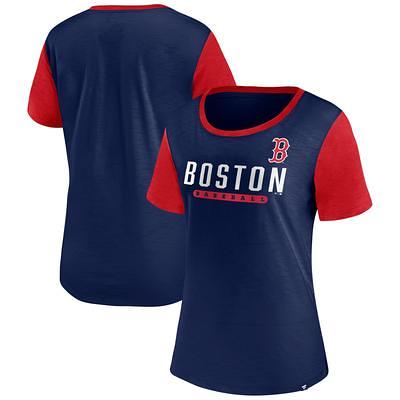 Women's Tiny Turnip White/Red Boston Red Sox Jada 3/4-Sleeve Raglan T-Shirt Size: Small