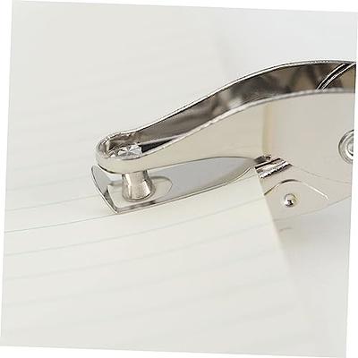 STOBOK Silver Hole Punch 2pcs Single Hole Punch Hole Puncher