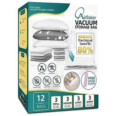 Spacesaver's Space Saver Vacuum Storage Bags (Large 10 Pack) Save 80% on Clothes  Storage Space - Vacuum Sealer Bags for Comforters, Blankets, Bedding,  Clothing - Storage Space Bags - Pump for Travel - Yahoo Shopping