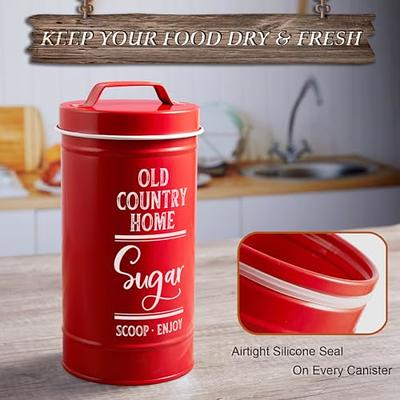 DAYYET Canisters Sets for the Kitchen, Airtight Kitchen Canisters