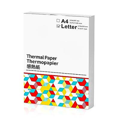8.5 X 11 US Letter Size Thermal Printer Paper , Multipurpose Office White  Folder