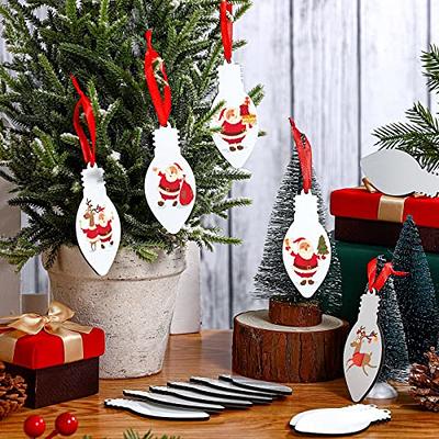 OVAL SHAPE MDF ORNAMENTS - BLANK FOR SUBLIMATION