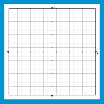 Graph Paper: 1/4 Inch 4 x 4 squares per inch Quad Ruled Graphing