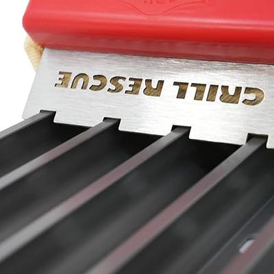 Grill Rescue BBQ Replaceable Scraper Cleaning Head, Bristle Free - Durable  and Unique Scraper Tools for Cast Iron or Stainless-Steel Grates, Barbecue