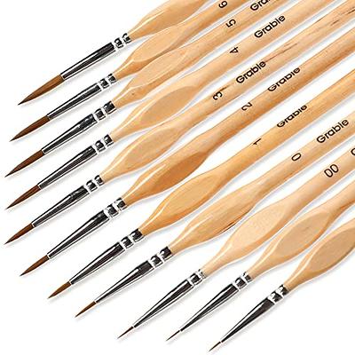 Best Deal for Oil Paint Brushes, Paint Brush Set Flexible 9pcs