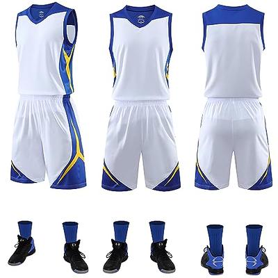 Custom Basketball Jerseys Any Name Number Team Logo - Basketball Jerseys  for Men Boys Kids Aldult Basketball Uniform Set