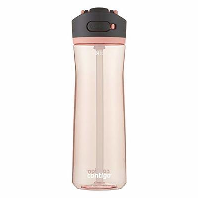 Contigo Ashland 2.0 Leak-Proof Water Bottle with Lid Lock and Angled Straw, Dishwasher  Safe Water Bottle with Interchangeable Lid, 24oz Pink Lemonade - Yahoo  Shopping