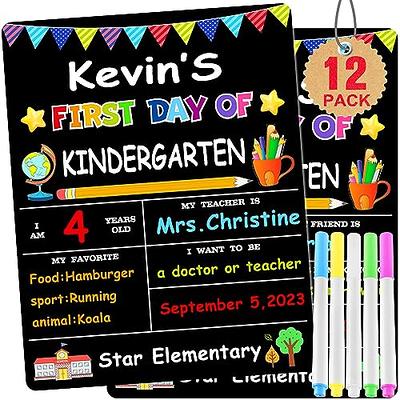 Meet the Teacher or First Day of School Chalkboard Bulletin Board