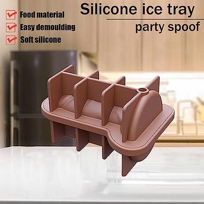 Funny Ice Cube Tray For Gag Party Joke Gifts,novelty Ice Cube Mold,party  Spoof Silicone Ice Cube Molds For Chilled Cocktails, Whiskey & Juice [free  Sh