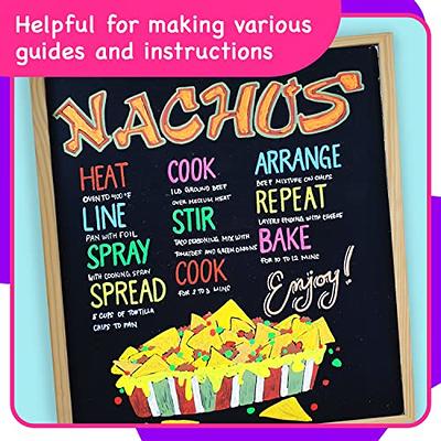 Funcils 10 Extra Fine Tip Chalk Markers for Chalkboard Signs