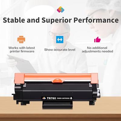 1 x black TN760 High Yield Toner Cartridge For Brother HL-L2390DW