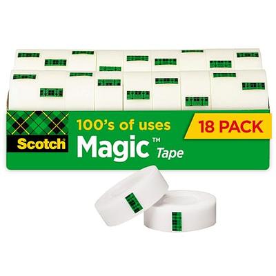 Scotch Magic Tape, 6 Rolls with Dispenser, Numerous Applications,  Invisible, Engineered for Repairing, 3/4 x 1000 Inches, Boxed (810K6C38)