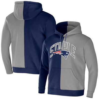 Men's Antigua Navy New England Patriots Victory Pullover Hoodie