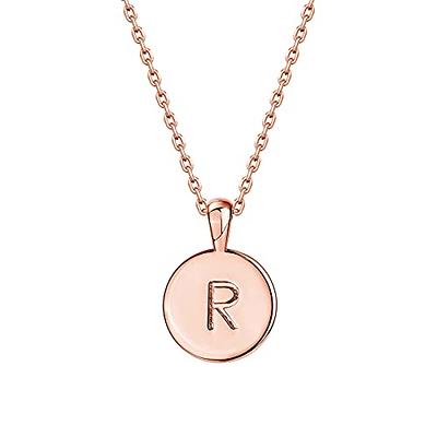 N Initial Necklace in Rose Gold | Initial Necklaces | Carraig Donn