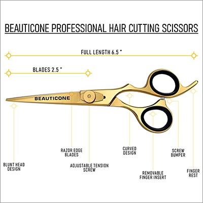 Hair Cutting Scissors Professional Hair Scissors Professional Hair Shears  Scissors for Hair Stainless Steel Scissors Barber Scissors for Men and